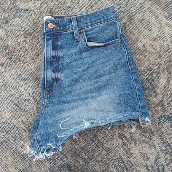 ❤️ Universal Thread highest rise shortie short denim cut off shorts - Picture 5 of 5